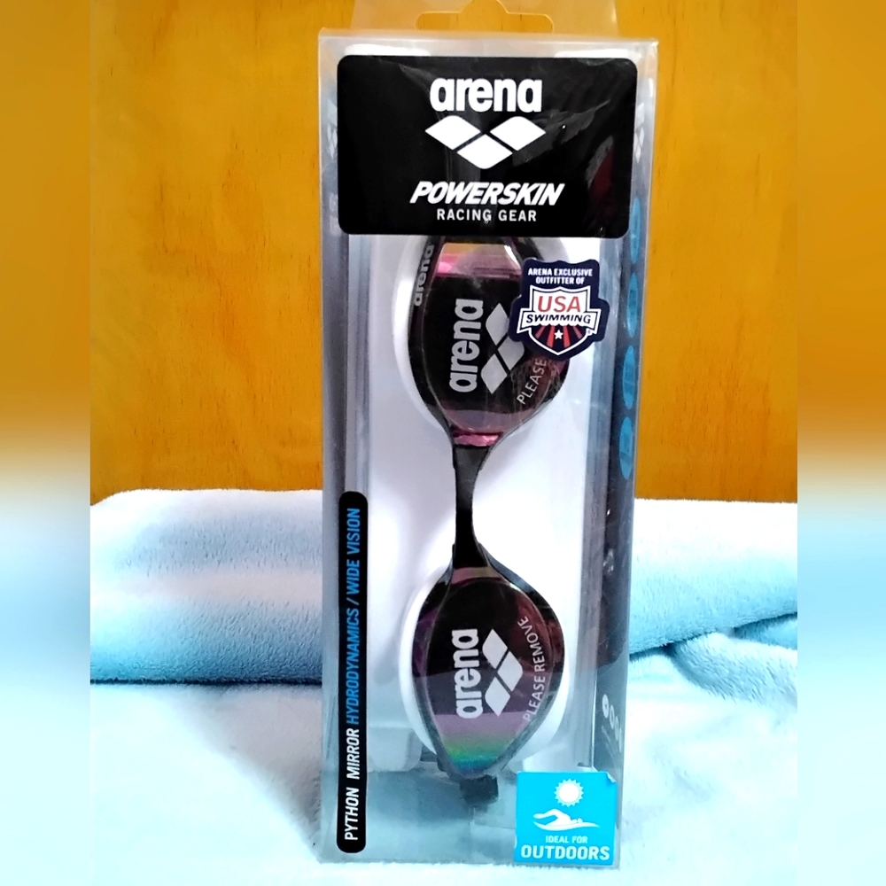 Arena Powerskin Goggles New